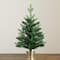 2ft. Pre-Lit Artificial Classic Christmas Tree with 35 Warm White LED Lights in Gold Decorative Planter